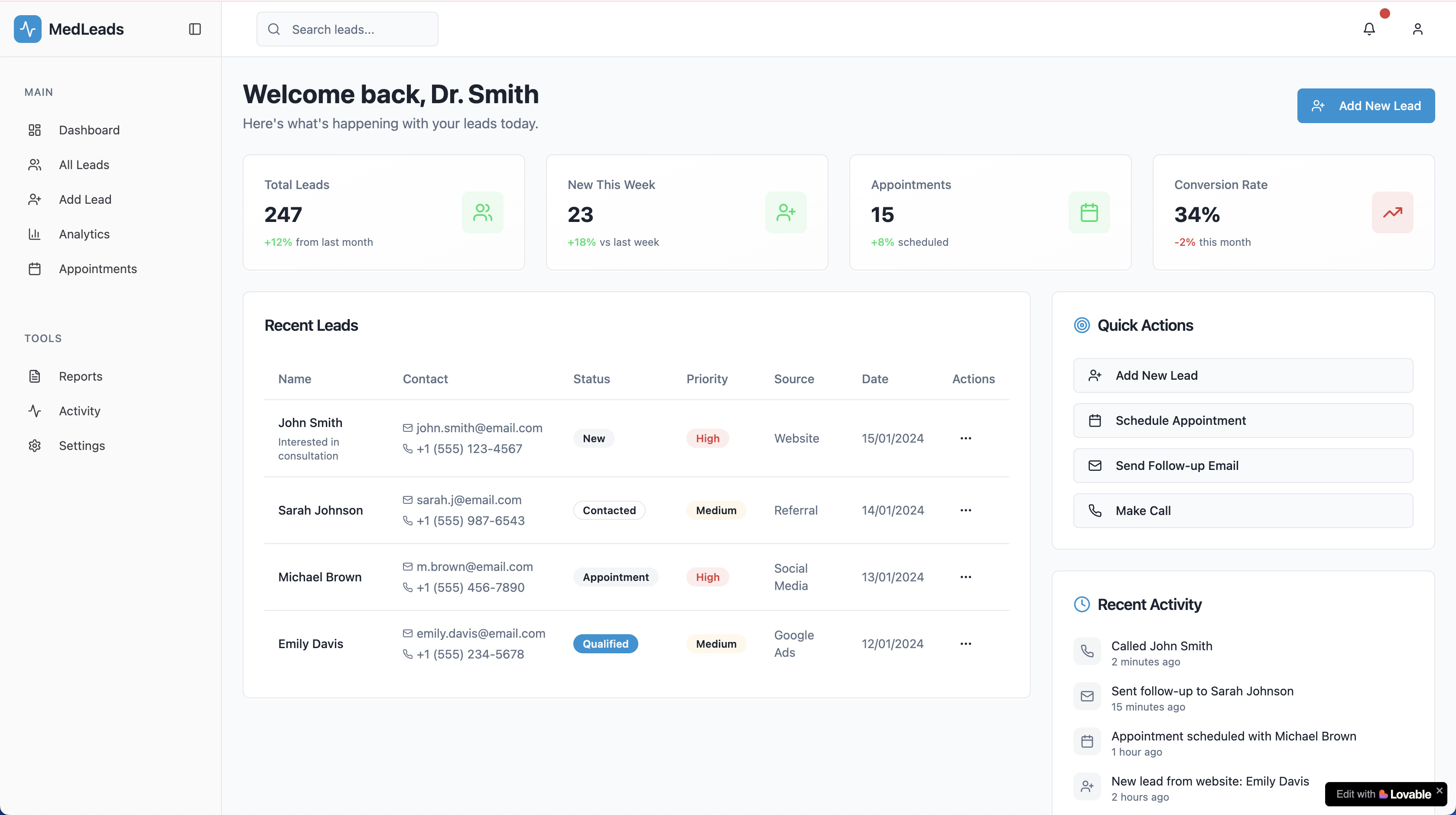 Doctor Consultation App Screenshot